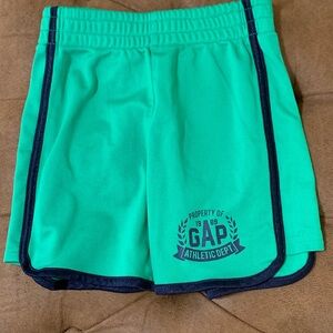 GAP Teal Sports Shorts with Navy Accents